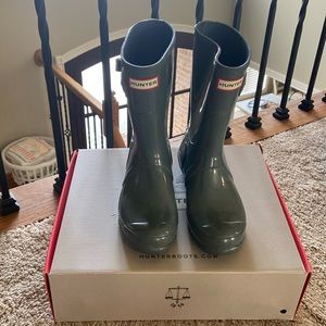 Hunter Womens Shirt Gloss Rain Boots